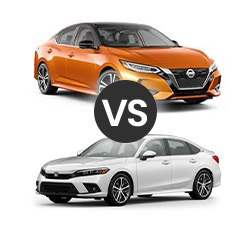 2022 Nissan Sentra vs Honda Civic