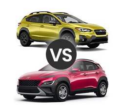 2022 Subaru Crosstrek vs Hyundai Kona