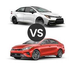 2022 Toyota Corolla vs Kia Forte