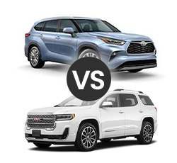 2022 Toyota Highlander vs GMC Acadia