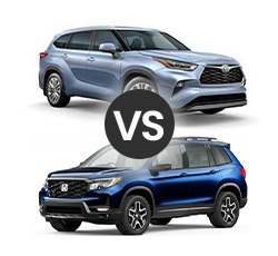 2022 Toyota Highlander vs Honda Passport