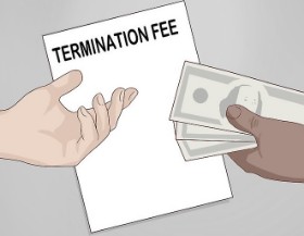 Be aware of lease termination fees