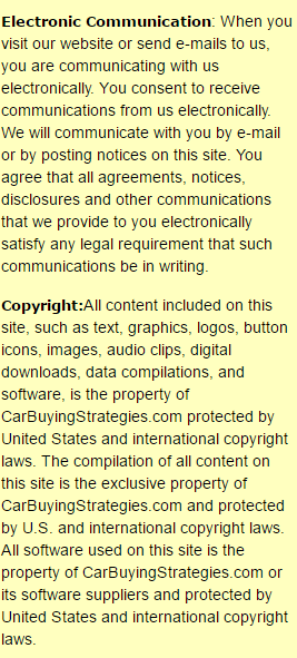Terms of Service - Electronic Communication
