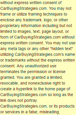 Terms of Service - Site Access and License Part 2