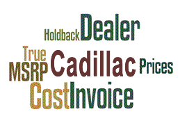 Cadillac Invoice Prices